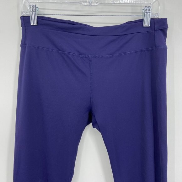 FABLETICS Gia Powerlite Purple Crop Back Zipper Pockets Workout Leggings M / L - Picture 6 of 9